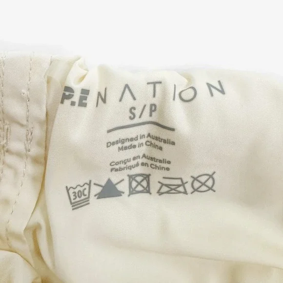 P.E‎ Nation First Position Track Pants Size S Neon Colorblock Athleisure Urban - Picture 9 of 10